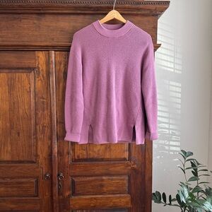 Lululemon Merino Wool Blend Ribbed Crewneck Sweater